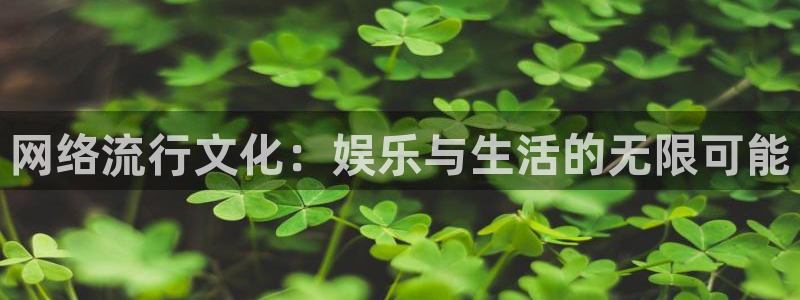 万赢娱乐app下载安装：网络流行文化：娱乐与生活的无限可能